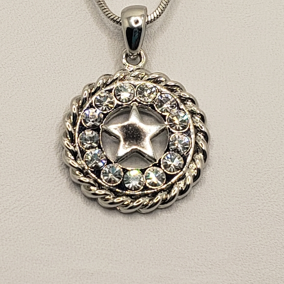 Bling Lone Star Necklace - Picture 2 of 2